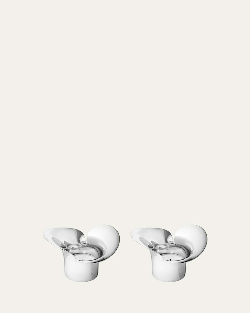 Bloom Botanica Tea Light Candle Holders, Set of 2